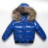 Winter jacket Parka for Kids - Boys & Girls Down Jacket with Natural Fur, Waterproof Outerwear and Snow Coat - Warms Hoodies