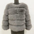 Women's Elegant Faux Fur Coat - Autumn Winter, Fluffy Black, Thick Warm, Office Style, Available in Multiple Sizes - Warms Hoodies