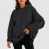 Women’s Oversized Sweatshirt: Comfy Casual Loose Lightweight Hoodie, Fleece Pullover Top, Ideal for Fall and Winter - Warms Hoodies