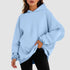 Women’s Oversized Sweatshirt: Comfy Casual Loose Lightweight Hoodie, Fleece Pullover Top, Ideal for Fall and Winter - Warms Hoodies