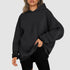 Women’s Oversized Sweatshirt: Comfy Casual Loose Lightweight Hoodie, Fleece Pullover Top, Ideal for Fall and Winter - Warms Hoodies