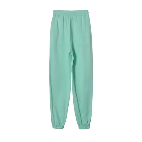 Women’s Winter and Autumn Two-Piece Tracksuit - Oversized Sweatshirt Solid Color Sportswear Hoodie - Warms Hoodies